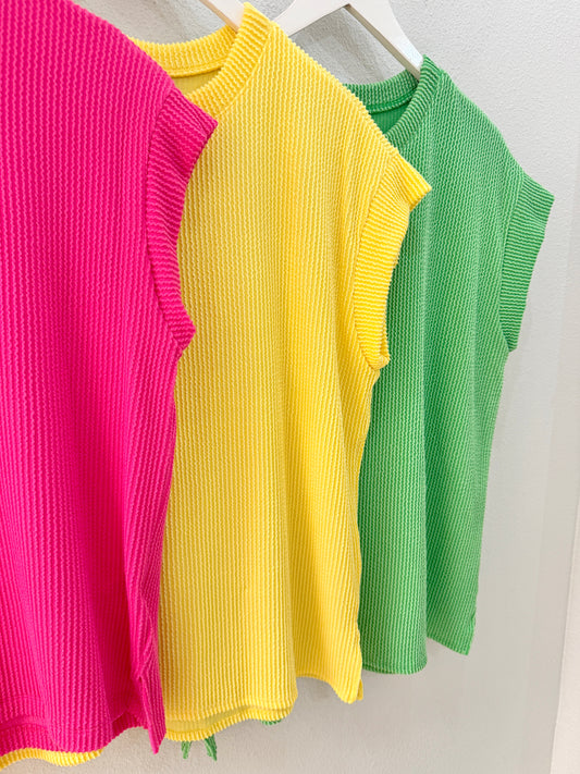 Solid Ribbed Top