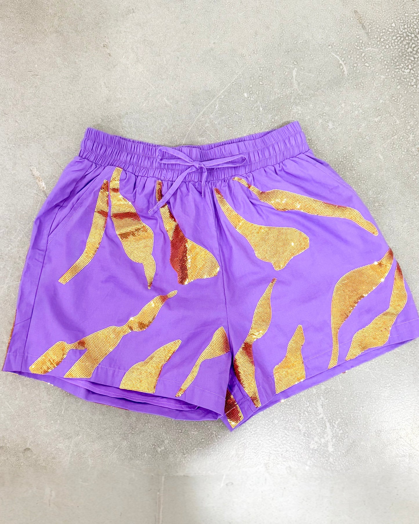 Sequin Tiger Striped Gameday Set