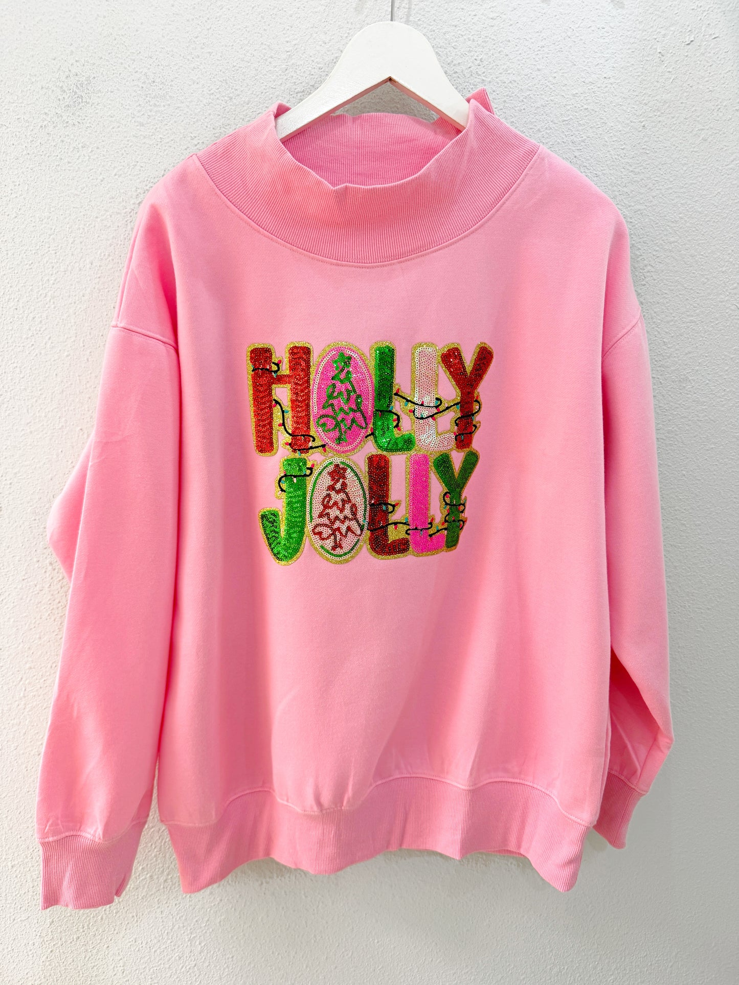 'Holly Jolly' Mock Neck