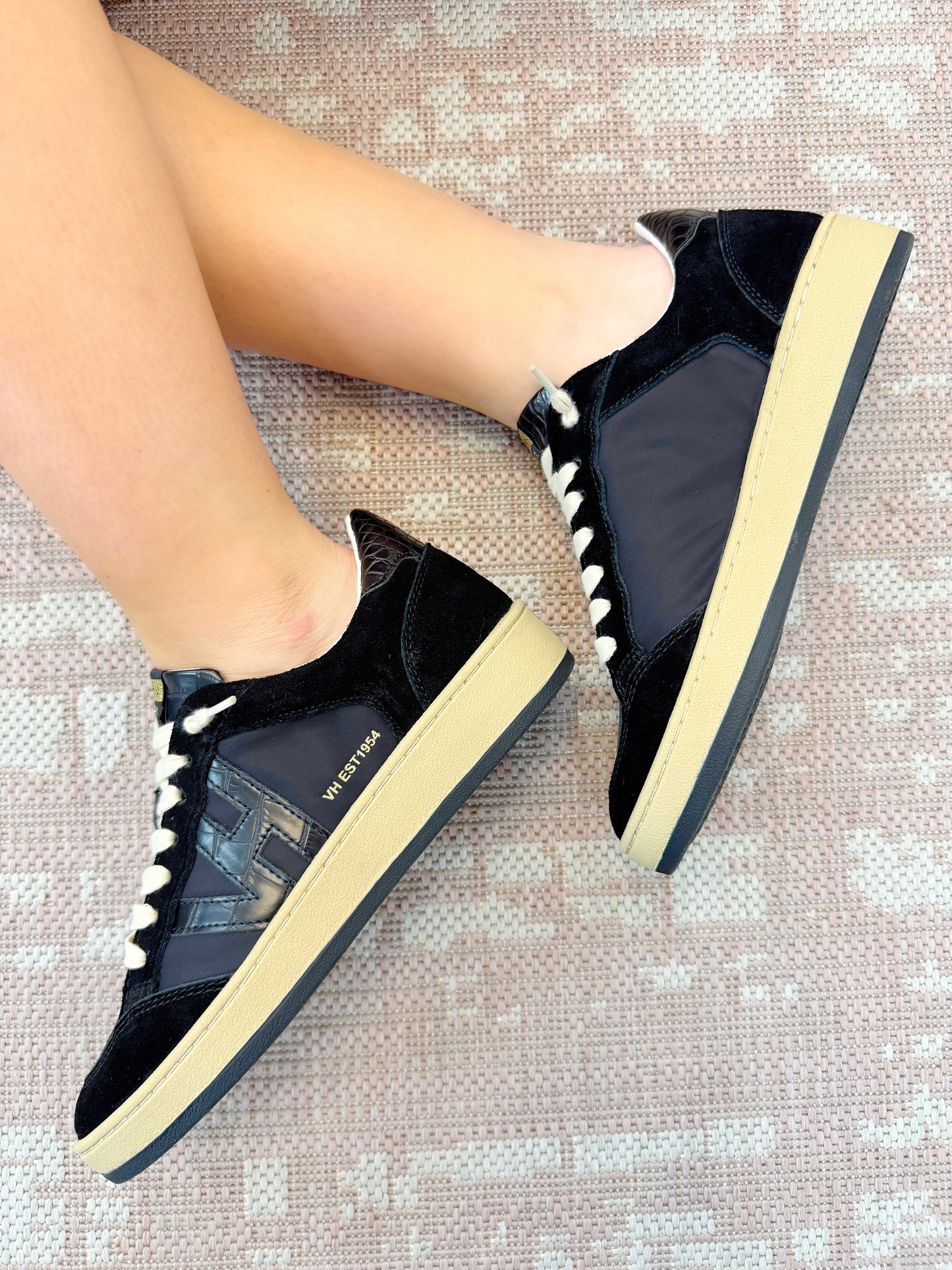 Black Crocs Low Top Sneakers