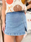 Side Slit Skort