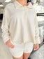 Cropped Sweatshirt & Shorts Set