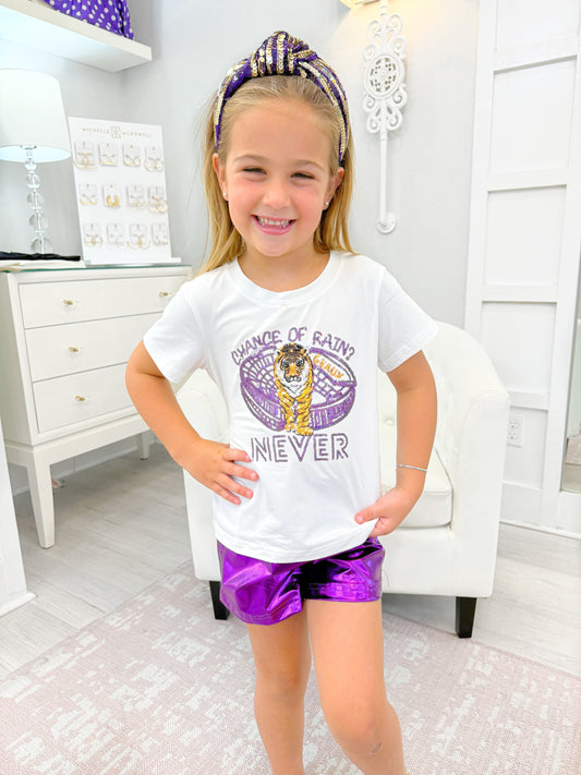 Chance of Rain Never Kids Tee