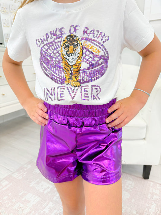 Chance of Rain Never Kids Tee