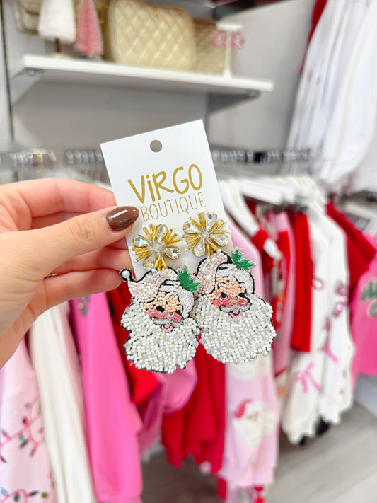 Santa Dangle Earring