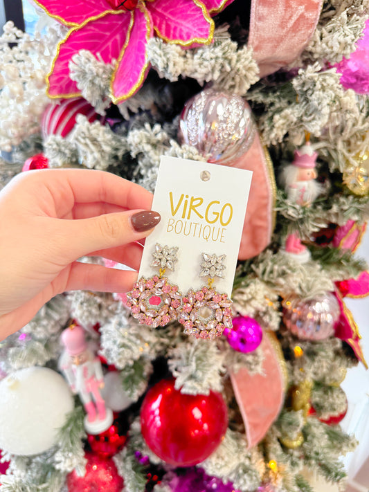 Beaded Wreath Earrings