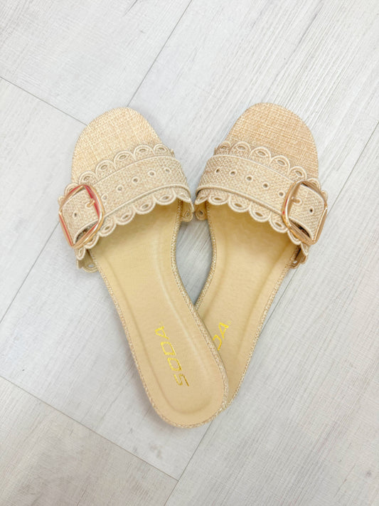 Scalloped Sandal