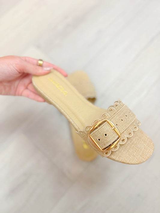Scalloped Sandal