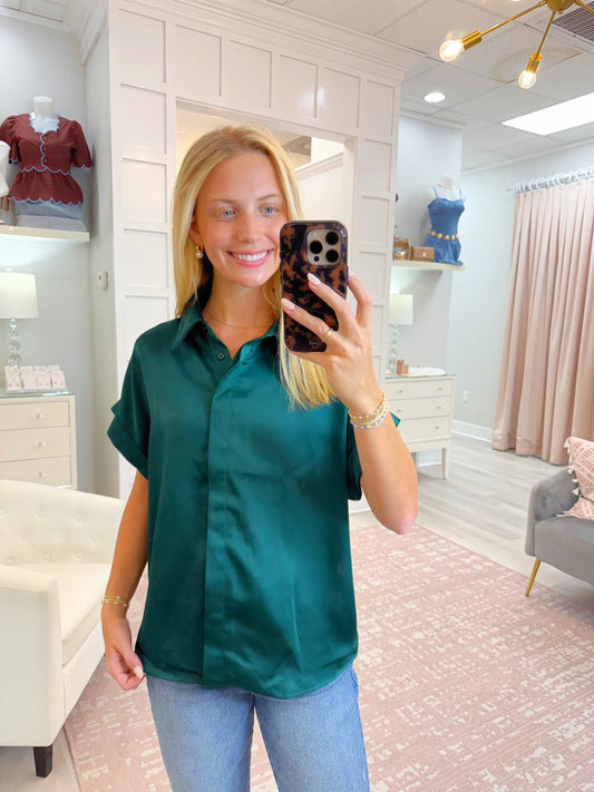 Collar Neck Button Down