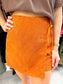 Corduroy Wrap Skort