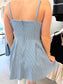 Denim Corset Mini Dress