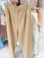Pleated Wide Leg Trouser Pants