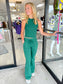 Ribbed Top & Flare Pant Set