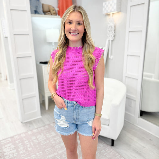 Crochet Sleeveless Top