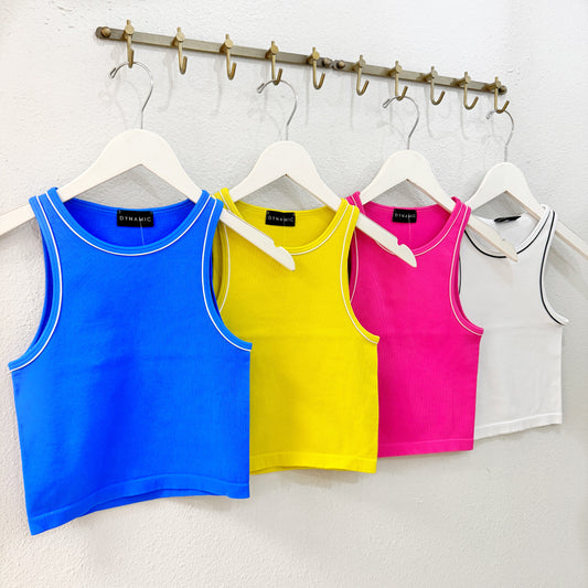 Dynamic Contrasting Ribbed Tank