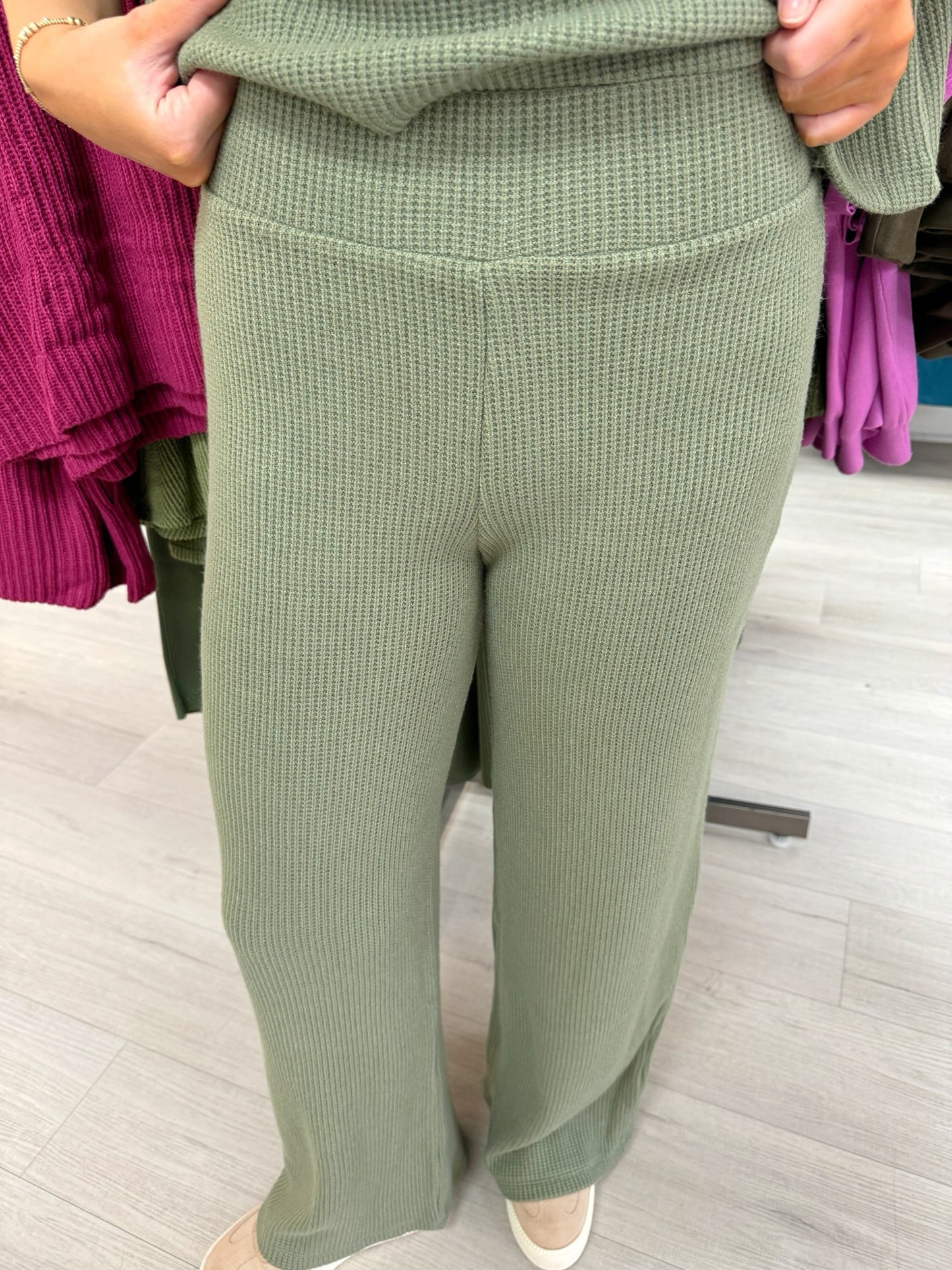 Sweater Top & Long Pants Set