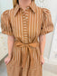 Striped Collared Dress