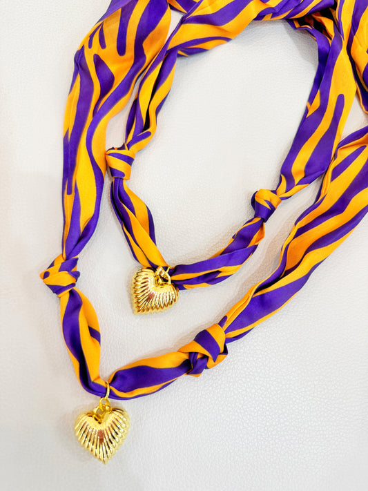 Serafina Scarf Charm Necklace