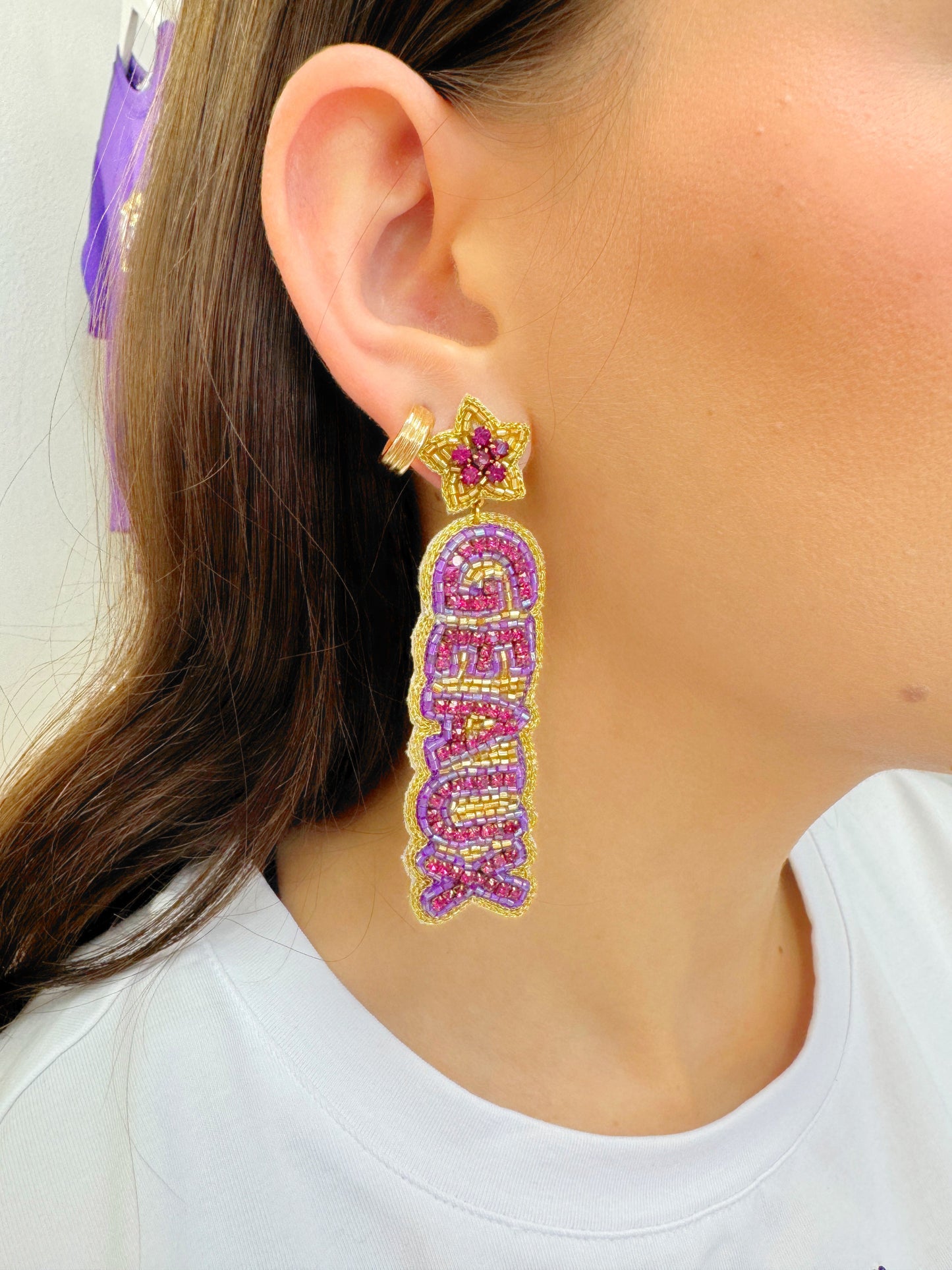 Geaux Tiger Earrings