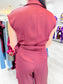 V-neck Knotted Romper