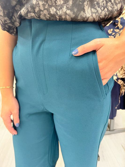 High Rise Wide Leg Pant