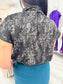 Madarin Collar Short Sleeve Top