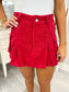 Corduroy Mini Skort
