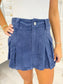 Corduroy Mini Skort