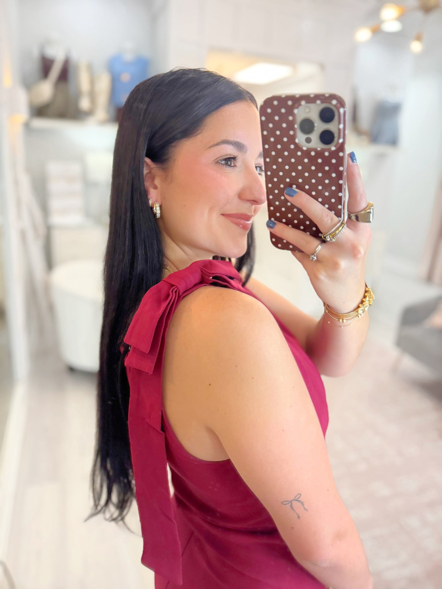 Bow Midi Dress