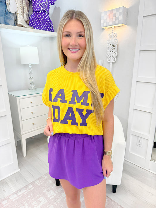Gameday Ribbed Top