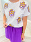 Sequin Vintage Tiger Top