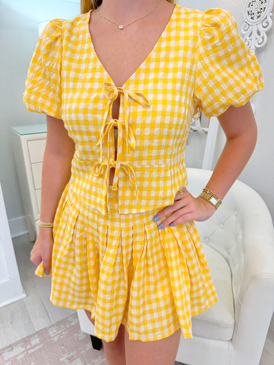 Gingham Set