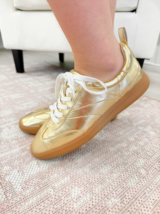 Gold Sneakers
