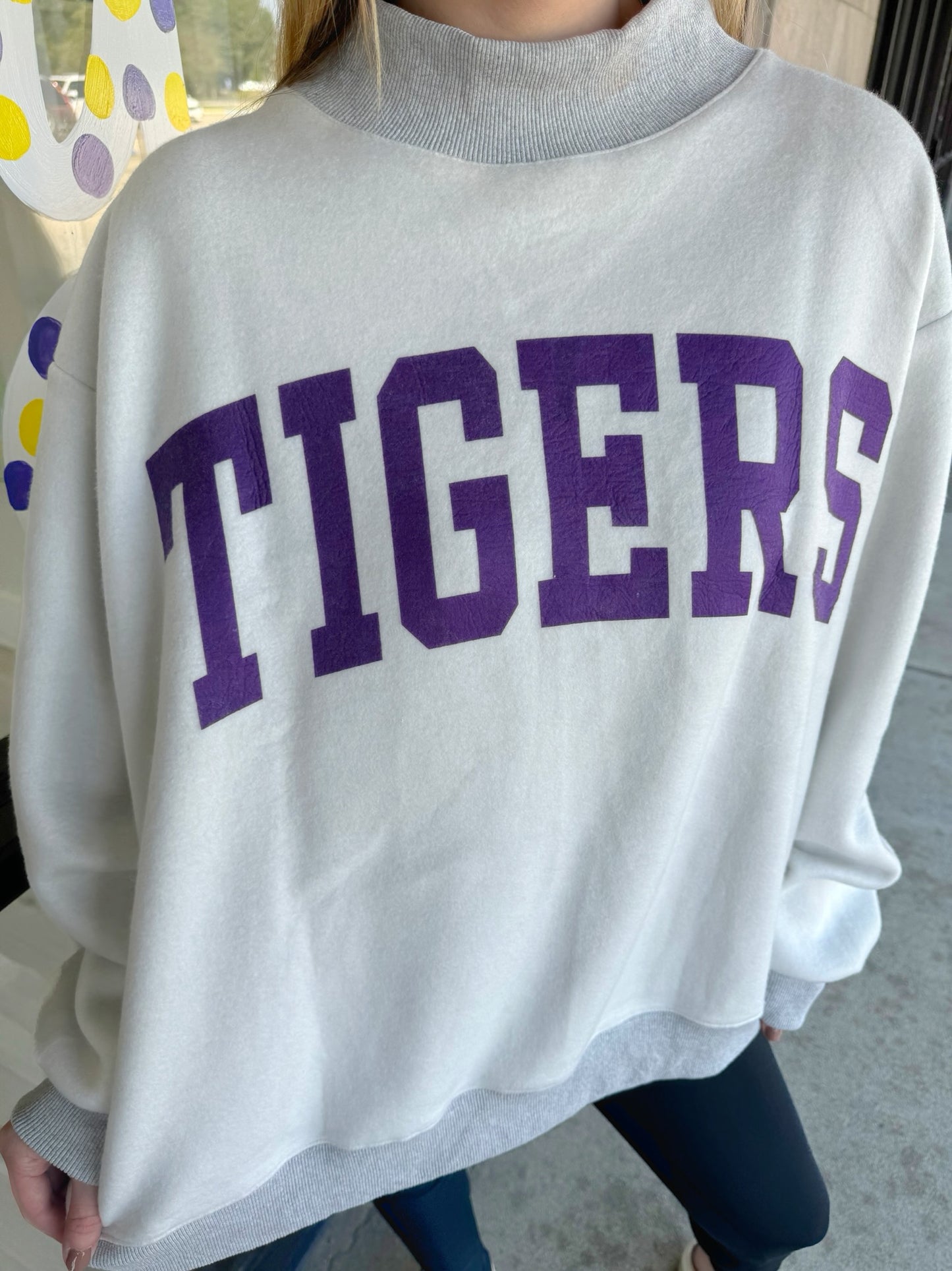 LA & Tigers Reversible Mock Neck