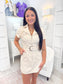 Mini Dress With Fringe Detailing