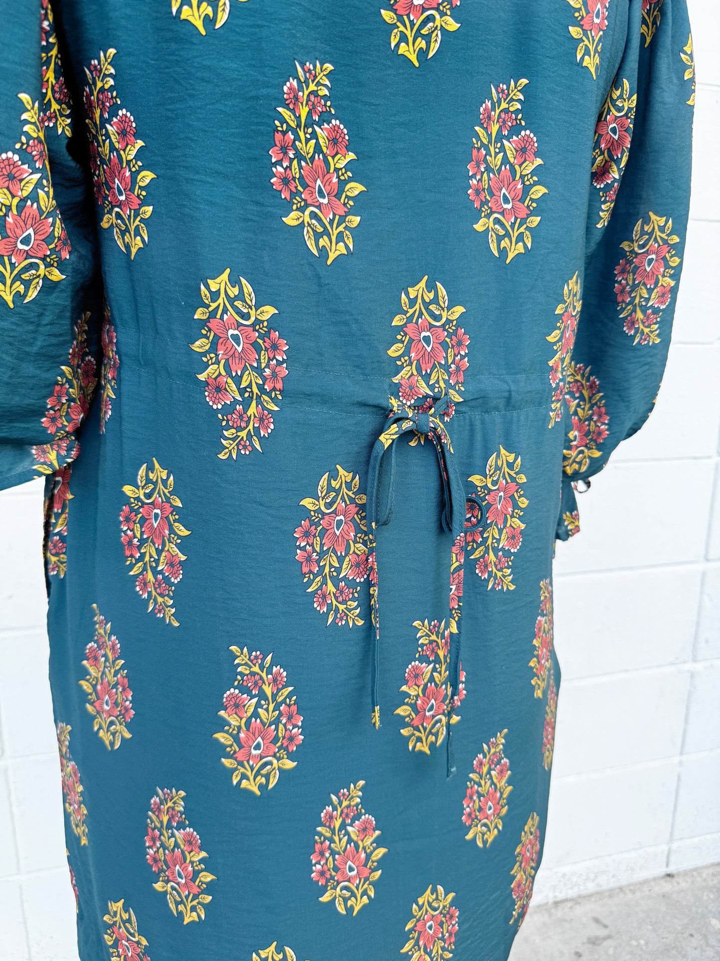 Floral Puff Sleeve Mini Dress