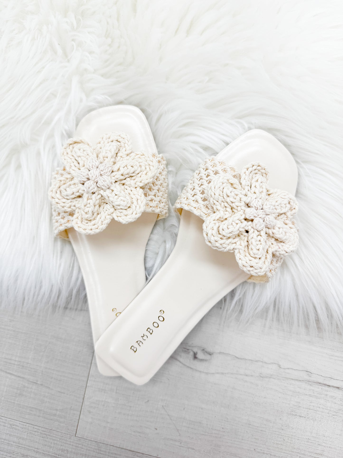 Crochet Flower Sandal