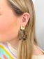 The Square Dangle Earring