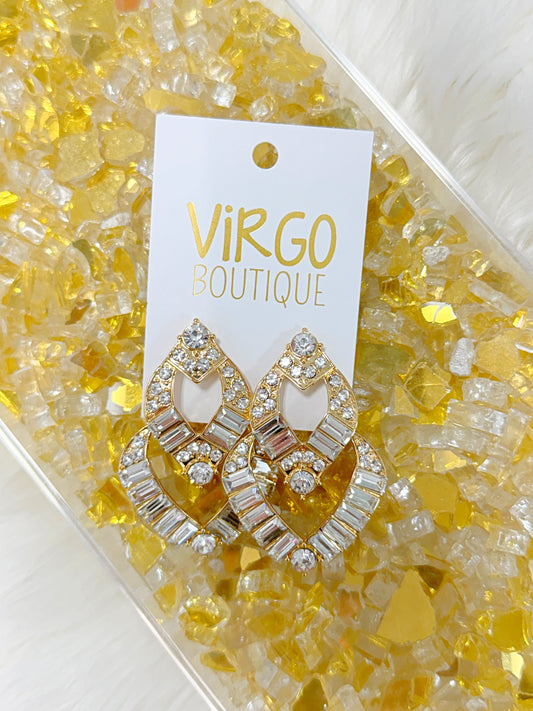 statement earring, fancy earring, dramatic earring, stoned earring