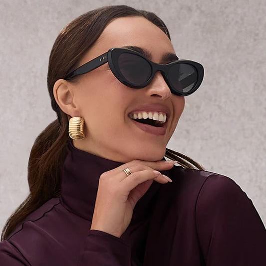Zaria Diff Sunglasses - Black/Grey