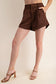 fall shorts, suede shorts, boutique shorts