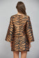 Adele Tiger Print Flared Sleeve Top