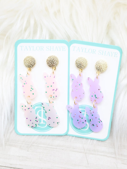 Confetti Bunny Earrings
