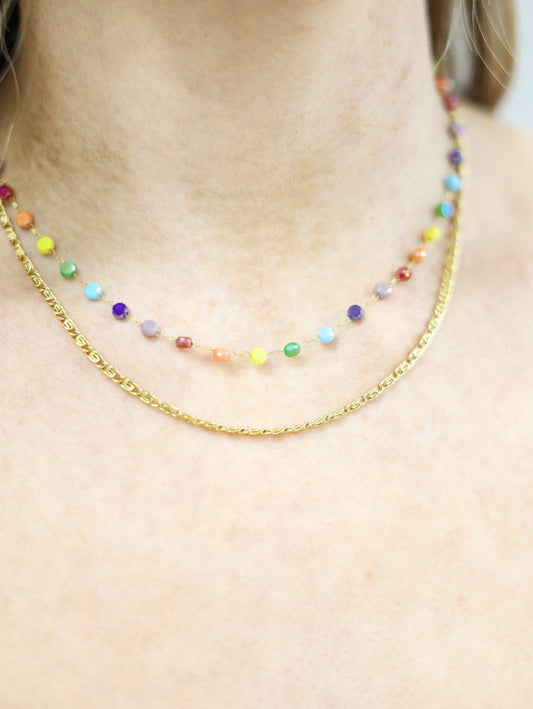 Colorful Layered Necklace