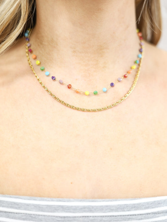 Colorful Layered Necklace