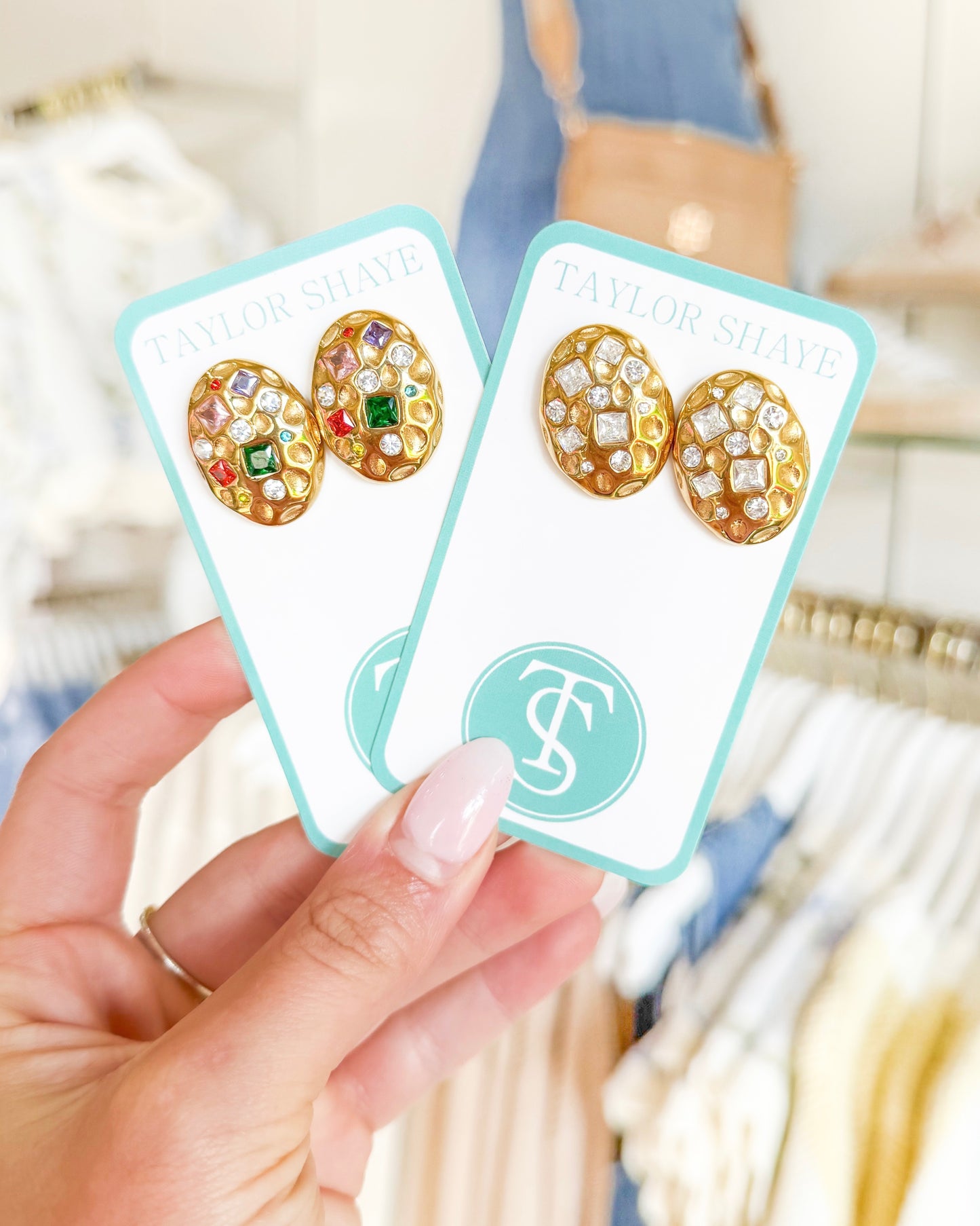 Statement Rhinestone Studs