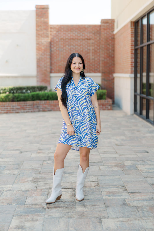 Tori Dress Tiger Print