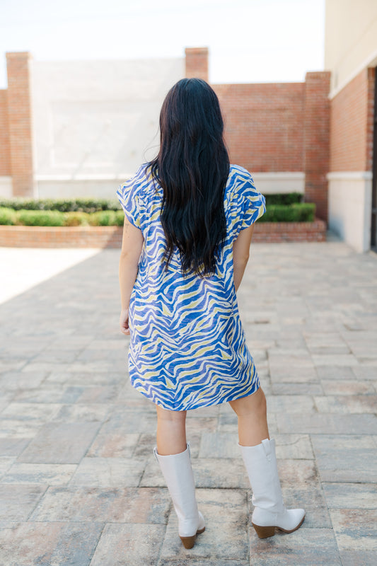 Tori Dress Tiger Print