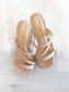 Strappy Kitten Heel