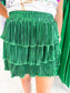 Shimmer Ruffle Skirt with Shorts